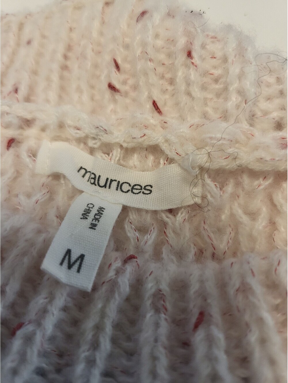 Maurices Medium Striped Chunky Knit Sweater